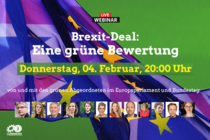Einladung: Webinar "Der Brexit-Deal: Eine grüne Bewertung" am Do, 4.2.2021 um 20 Uhr