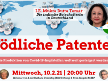 Europe Calling "Tödliche Patente? Wie die Produktion von Covid-19-Impfstoffen weltweit gesteigert werden kann" - 10.2., 20 Uhr