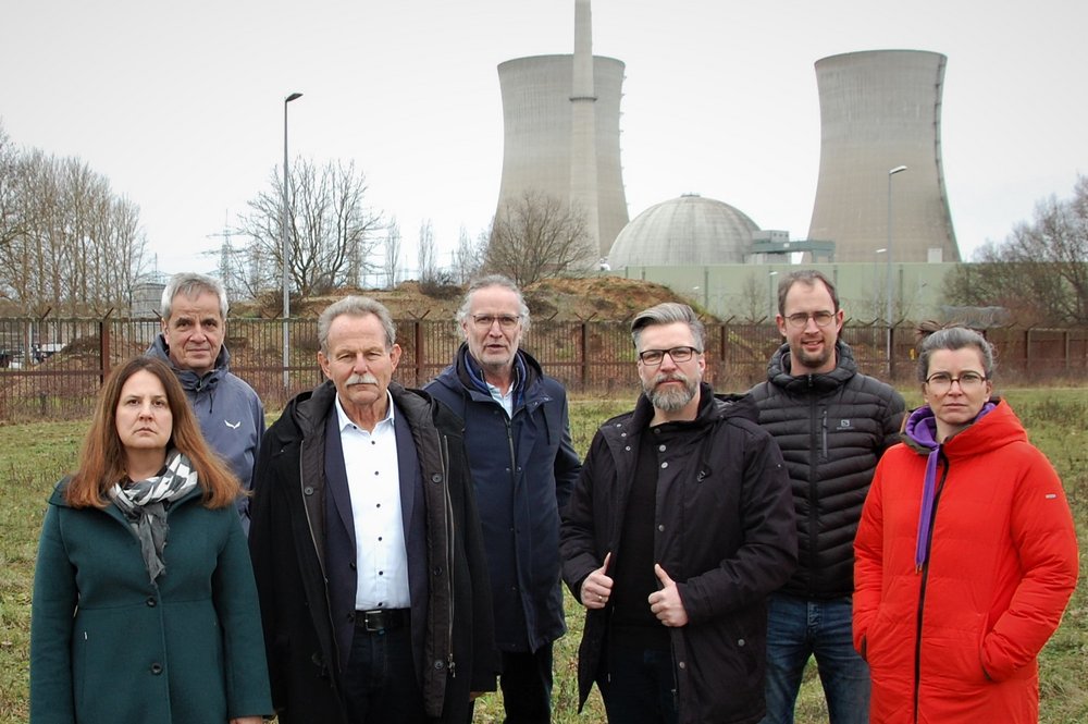 Bild: Infoveranstaltung der Grünen mit dem Vorsitzenden des Vereins Atomfreies 3-Ländereck Würgassen