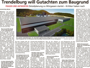 WÜRGASSEN - Trendelburg will Gutachten zum Baugutachten